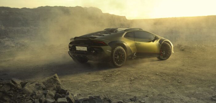 Bridgestone designs bespoke supercar runflat off-road tire for Lamborghini Huracán Sterrato