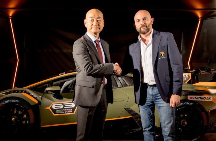 هانکوک به عنوان تامین کننده انحصاری لاستیک مسابقات Lamborghini انتخاب شد
