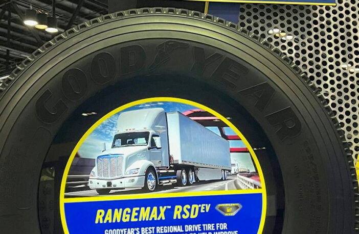 Goodyear unveils first electric vehicle tire for regional work vehicles
